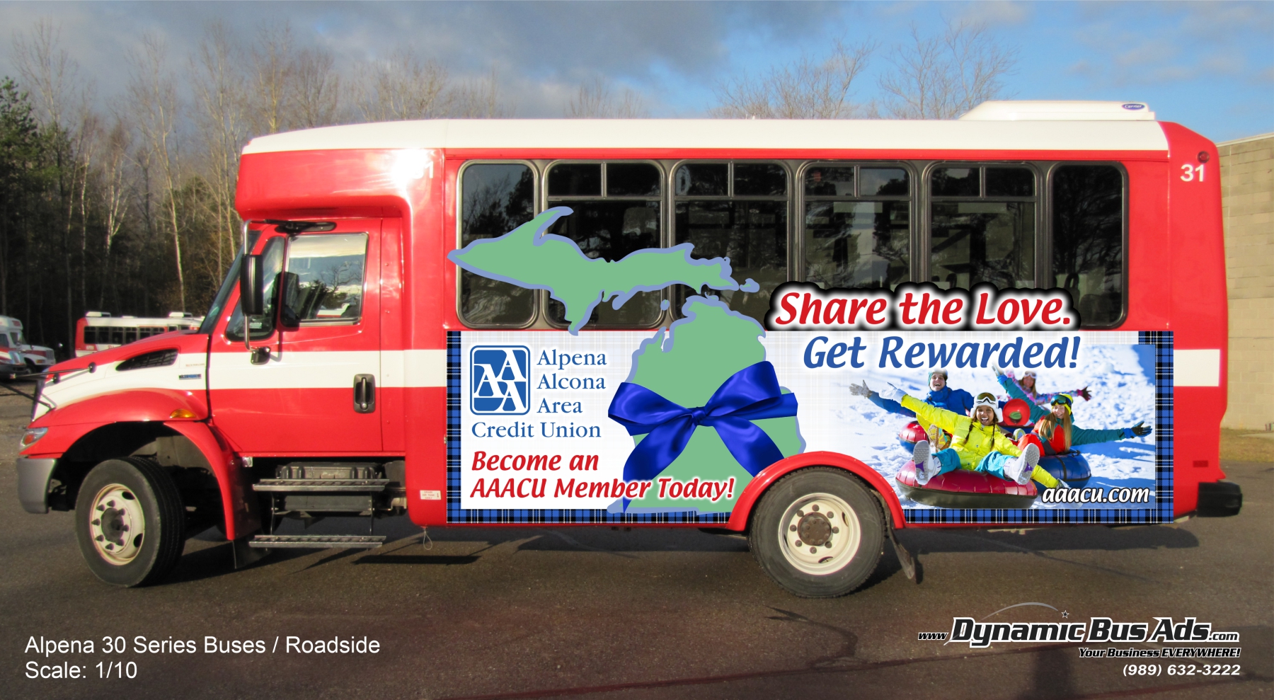 AAACU Bus Advertising Photo