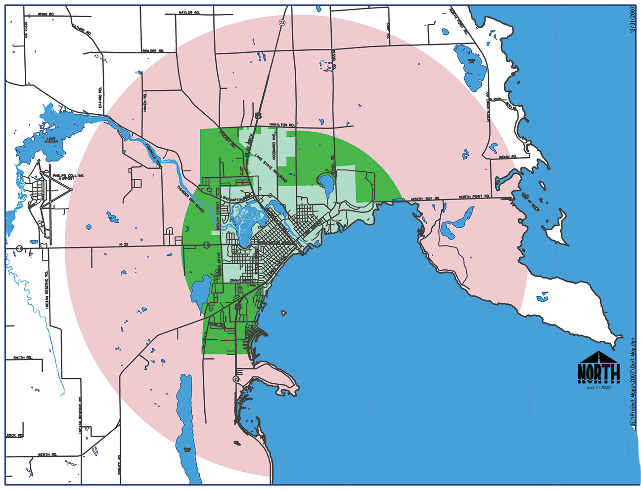 DART Boundary Map